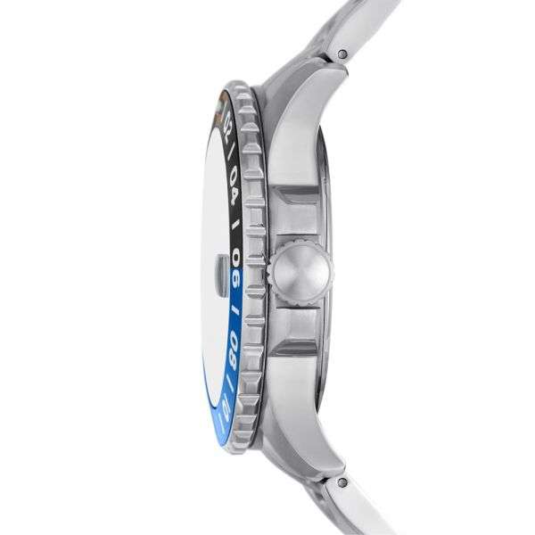 Fossil Blue GMT Stainless Steel Men's Watch | FS5991