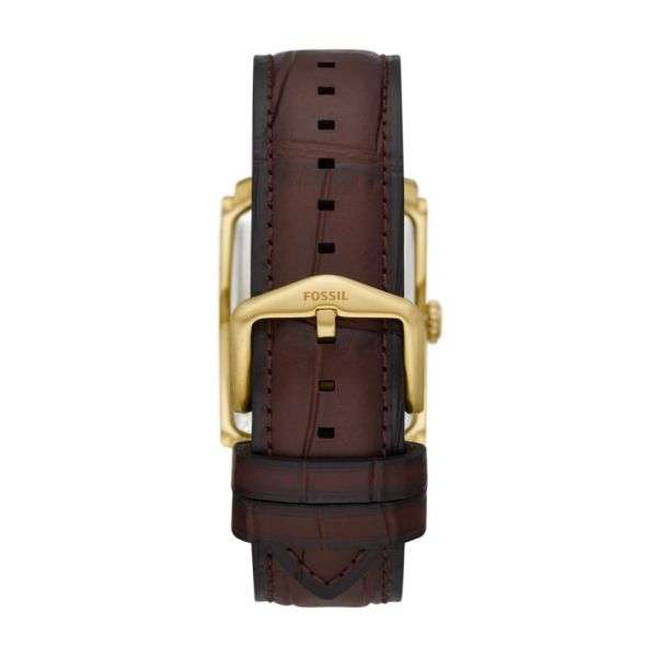Fossil Carraway Three-Hand, Gold-Tone Stainless Steel Men's Watch | FS6011