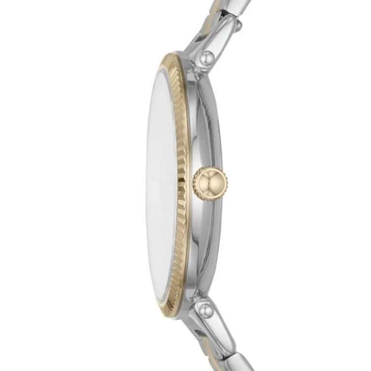 Fossil Daisy Three-Hand Two-Tone Stainless Steel Women's Watch and Bracelet Set |  ES5249SET