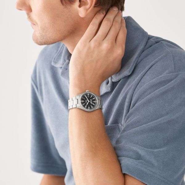 Fossil Defender Solar-Powered Stainless Steel Men's Watch | FS5973