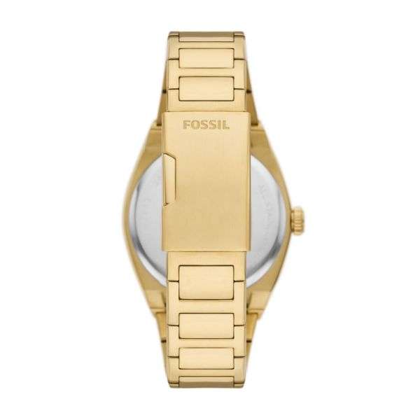 Fossil Everett Three-Hand Date Gold-Tone Stainless Steel Men's Watch | FS5965