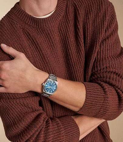 Fossil Everett Three-Hand Date Stainless Steel Man's Watch | FS6054