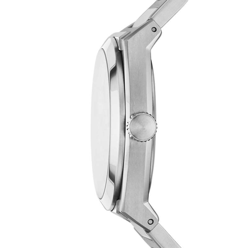 Fossil Everett Three-Hand Date Stainless Steel Men's Watch | FS5821