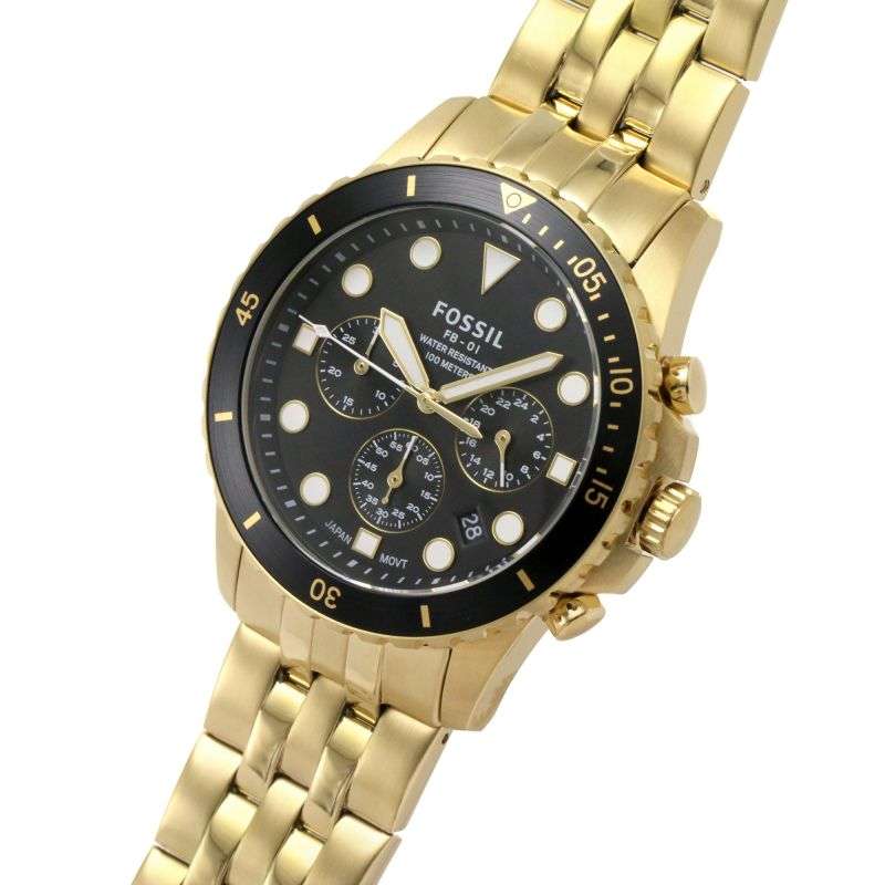 Fossil FB-01 Chronograph Stainless Steel Men's Watch | FS5836