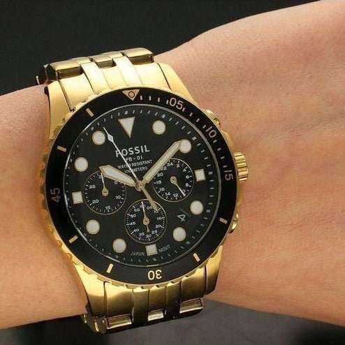 Fossil FB-01 Chronograph Stainless Steel Men's Watch | FS5836