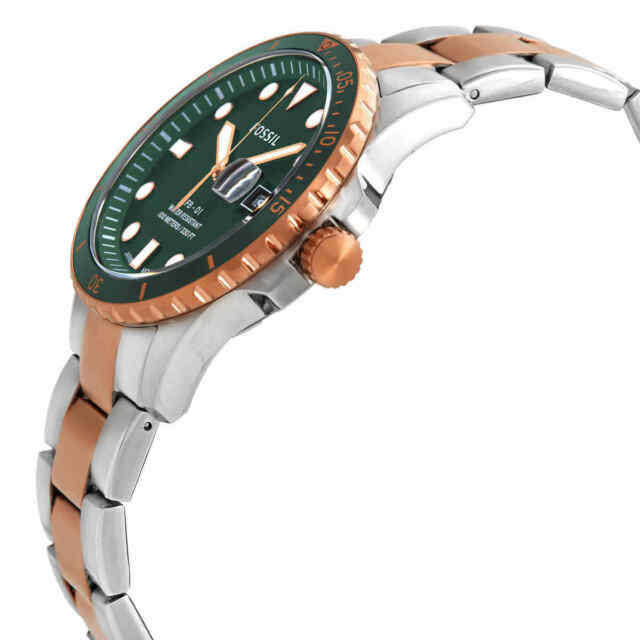 Fossil FB-01 Three-Hand Date Two-Tone Stainless Steel Men's Watch | FS5743