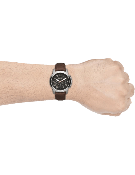 Fossil Grant Chronograph Leather Men's Watch | FS4813