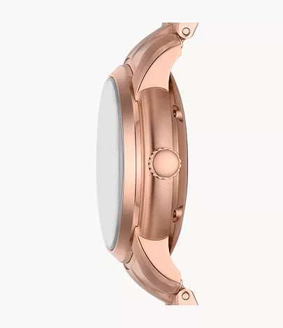 Fossil Heritage Automatic Rose Gold-Tone Stainless Steel Unisex Watch | ME3258