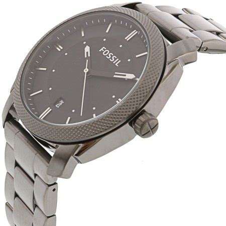 Fossil Machine Smoke Round Stainless Steel Men's Watch | FS4774