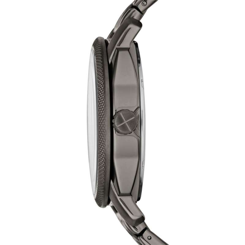 Fossil Machine Smoke Round Stainless Steel Men's Watch | FS4774