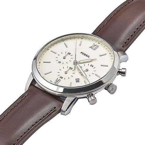 Fossil Neutra Chronograph Brown Leather Men's Watch | FS5380