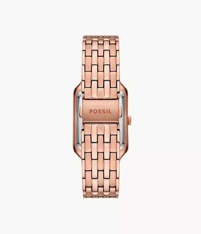 Fossil Raquel Three-Hand Date Rose Gold-Tone Stainless Steel Woman's Watch | ES5323