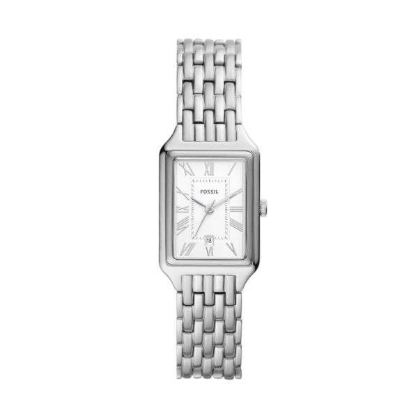 Fossil Raquel Three-Hand Date Stainless Steel Women's Watch | ES5221