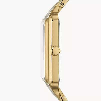 Fossil Raquel Three-Hand Gold Tone Stainless Steel Woman's Watch | ES5304