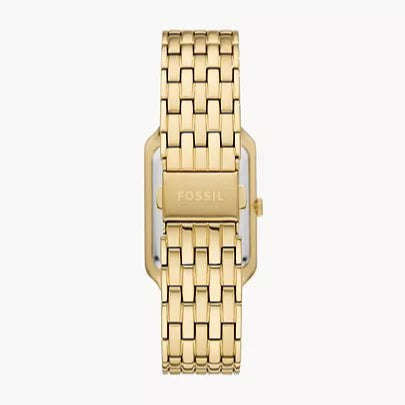 Fossil Raquel Three-Hand Gold Tone Stainless Steel Woman's Watch | ES5304
