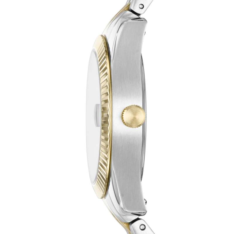 Fossil Scarlette Mini Three-Hand Date Two-Tone Women's Watch | ES4949