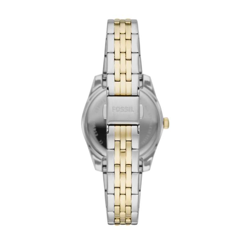 Fossil Scarlette Mini Three-Hand Date Two-Tone Women's Watch | ES4949
