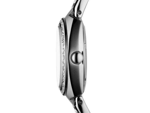 Fossil Serena Silver Round Stainless Steel Woman's Watch | AM4141