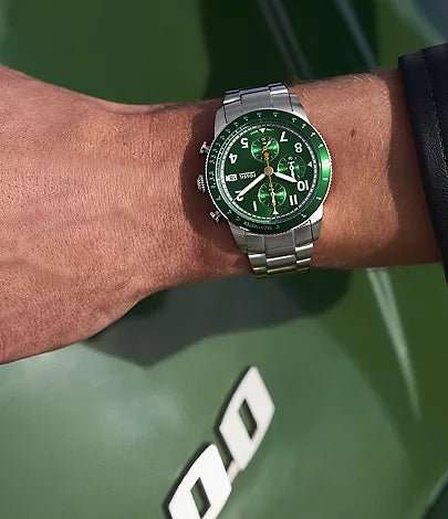 Fossil Sport Tourer Chronograph Stainless Steel Men's Watch | FS6048
