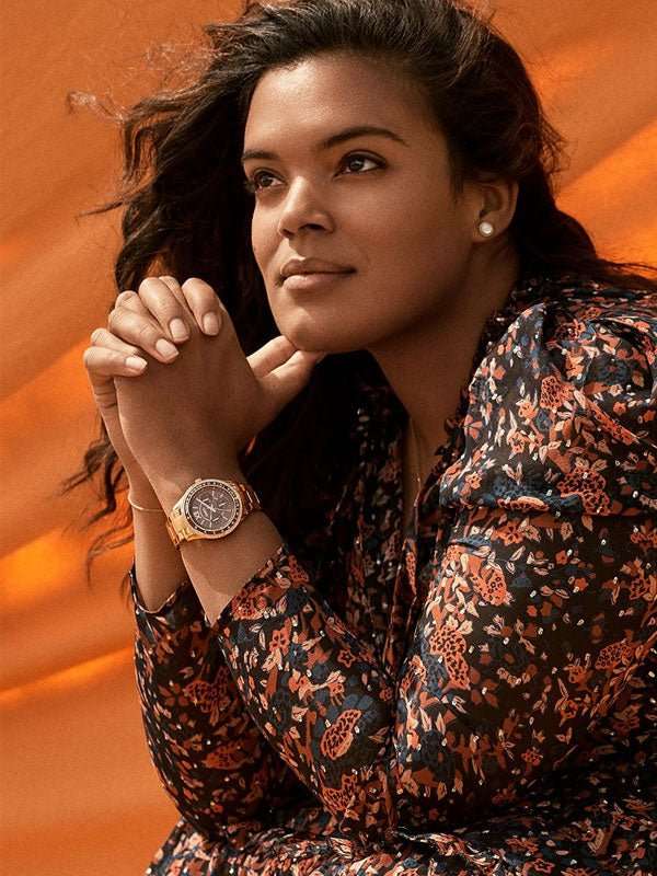 Fossil Stella Sport Multifunction Rose Gold-tone Stainless Steel Women's Watch | ES5109