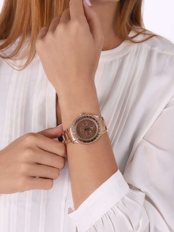 Fossil Stella Sport Multifunction Rose Gold-tone Stainless Steel Women's Watch | ES5109