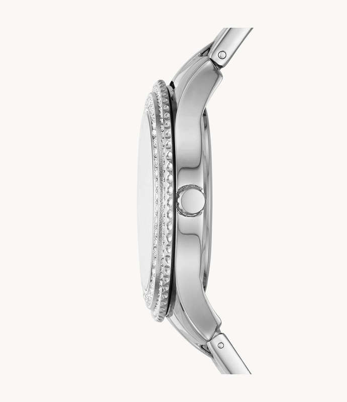 Fossil Stella Three-Hand Date Stainless Steel Women's Watch | ES5130