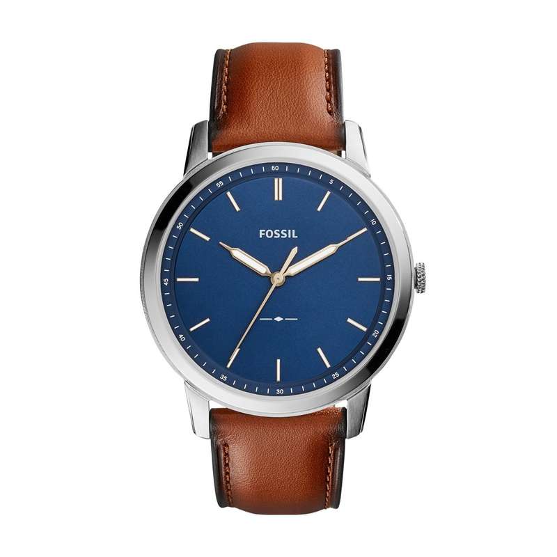 Fossil The Minimalist Slim Three-Hand Light Brown Leather Men's Watch | FS5304