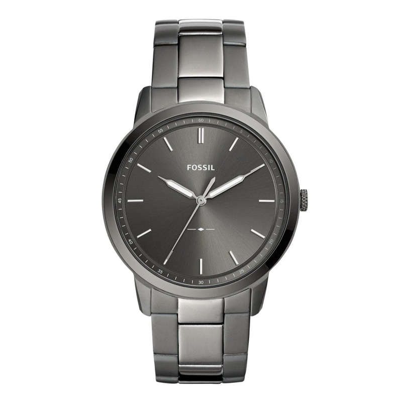 Fossil The Minimalist Three-Hand Smoke Stainless Steel Watch | FS5459