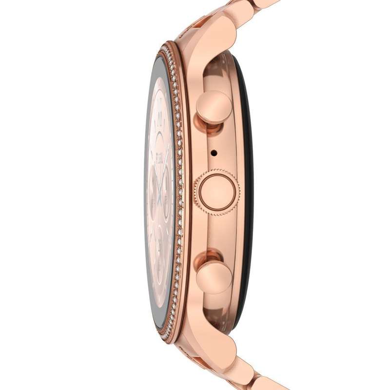 Fossil Gen 6 Smartwatch Rose Gold-Tone Stainless Steel for Women | FTW6077