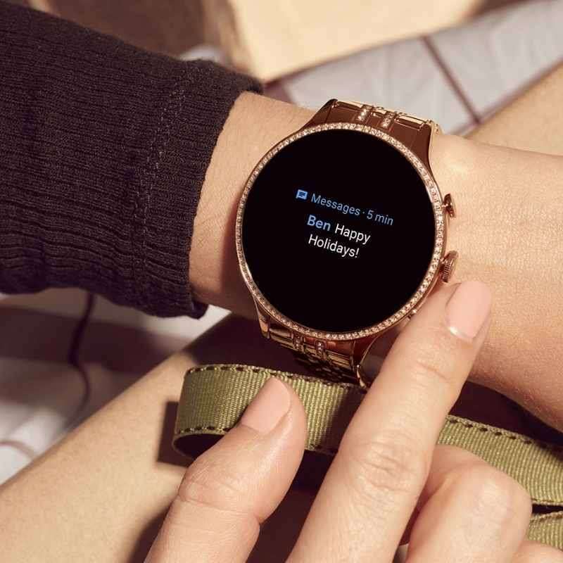 Fossil Gen 6 Smartwatch Rose Gold-Tone Stainless Steel for Women | FTW6077