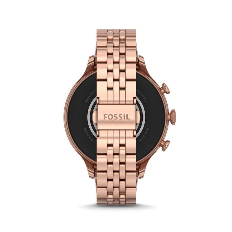 Fossil Gen 6 Smartwatch Rose Gold-Tone Stainless Steel for Women | FTW6077