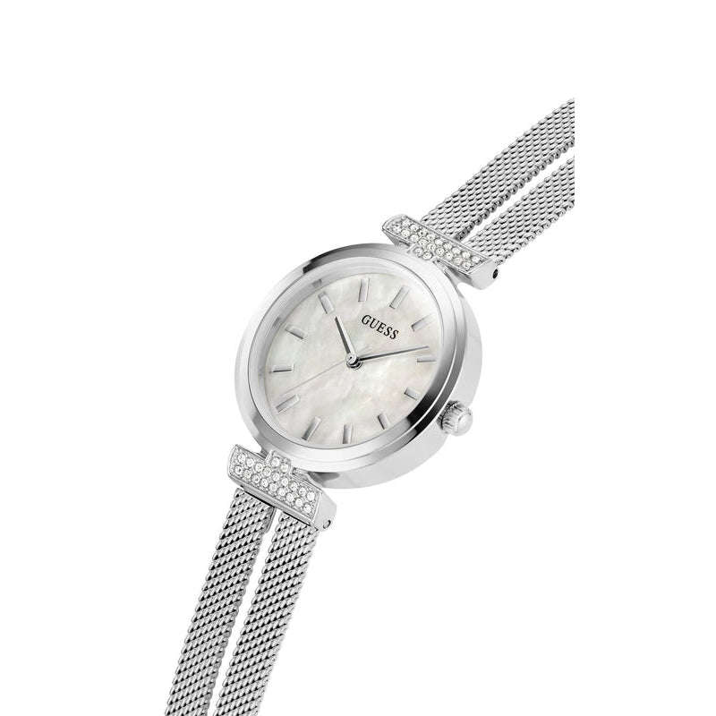 Guess Array Dress Silver Analog Women's Watch | GW0471L1