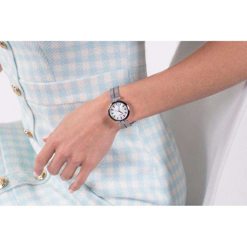 Guess Array Dress Silver Analog Women's Watch | GW0471L1