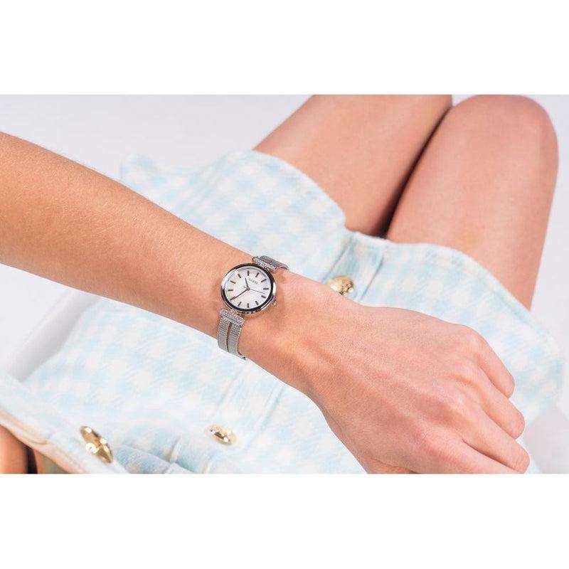 Guess Array Dress Silver Analog Women's Watch | GW0471L1