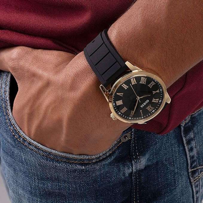 Guess Charter Gold Tone Analog Men's Watch | GW0362G3