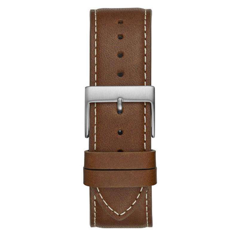 GUESS Hunter Mens Trend Rose Gold/Brown Multi-function Watch W1301G1