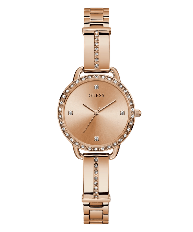 Guess Rose Gold Tone Stainless Steel Women's Watch | GW0022L3