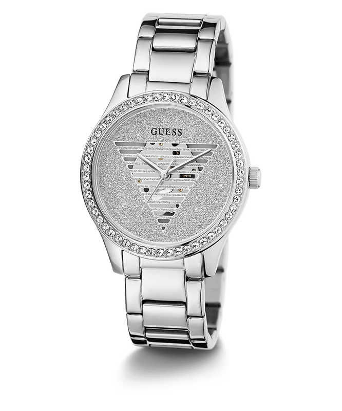 GUESS Silver Tone Analog Woman's Watch | GW0605L1