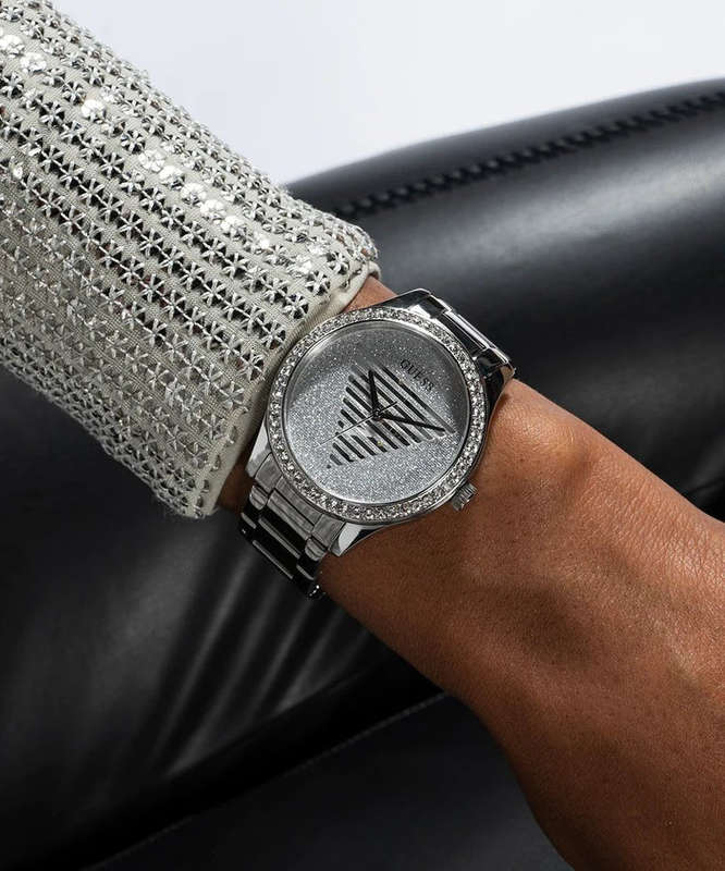 GUESS Silver Tone Analog Woman's Watch | GW0605L1