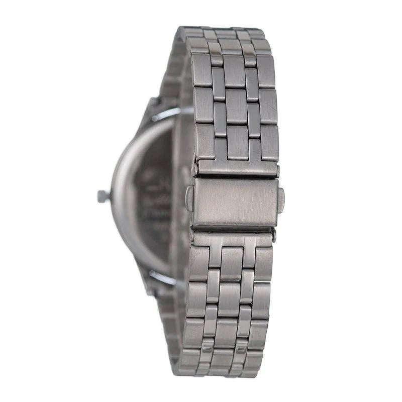 Hallmark Silver Bracelet Black Dial Men's Watch | HF1472B