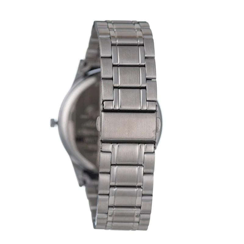 Hallmark Silver Bracelet Black Dial Men's Watch | HF1474B