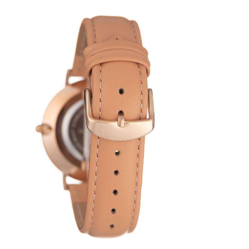 Hallmark White Dial Tan Leather Men's Watch | HL2044T