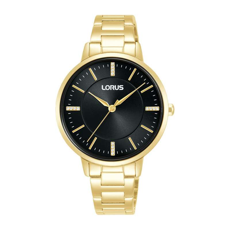 Lorus Black Sunray Dial Woman's Watch | RG254WX9