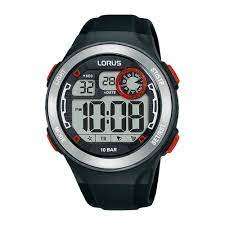 Lorus Digital Chronograph Black Strap Watch | R2381NX9