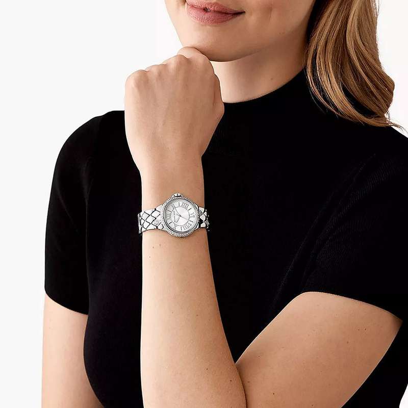 Michael Kors Camille Silver Stainless Steel Women's Watch | MK4804
