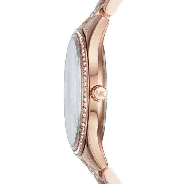 Michael Kors Lauryn Three-Hand Rose Gold-Tone Stainless Steel Women's Watch | MK3716