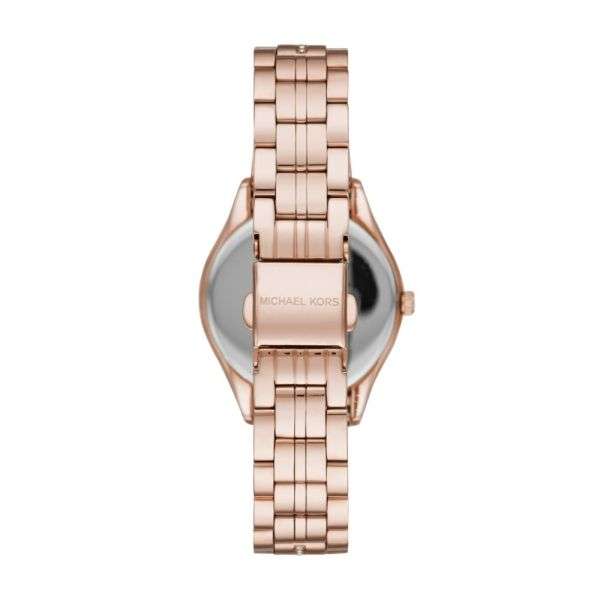 Michael Kors Lauryn Three-Hand Rose Gold-Tone Stainless Steel Women's Watch | MK3716