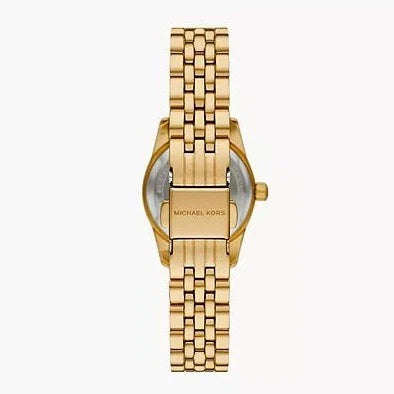 Michael Kors Lexington Three-Hand Gold-Tone Stainless Steel Woman's Watch | MK4741