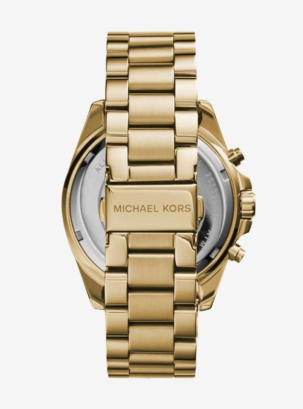 Michael Kors Oversized Bradshaw Gold Round Stainless Steel Women's Watch | MK5739