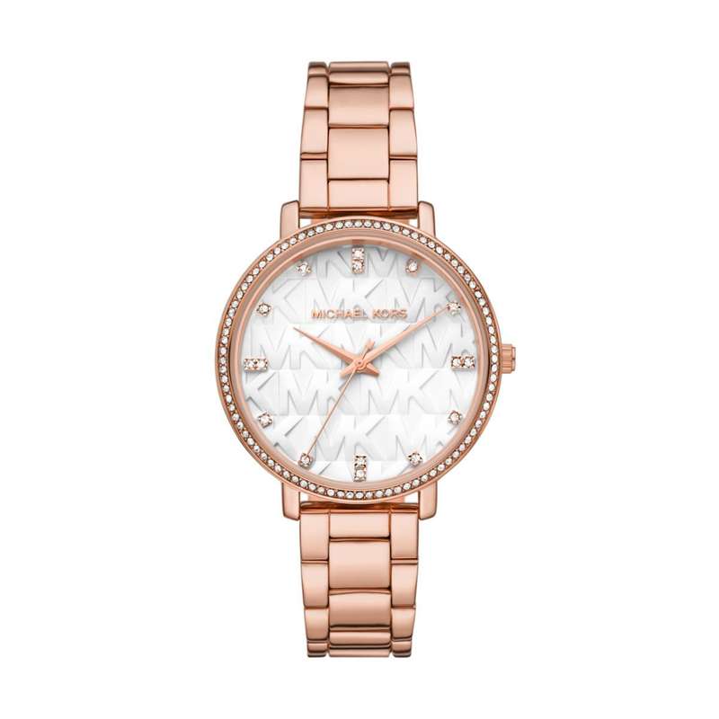 Michael Kors Pyper Three-Hand Rose Gold-Tone Alloy Women's Watch | MK4594